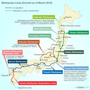 shinkansen route